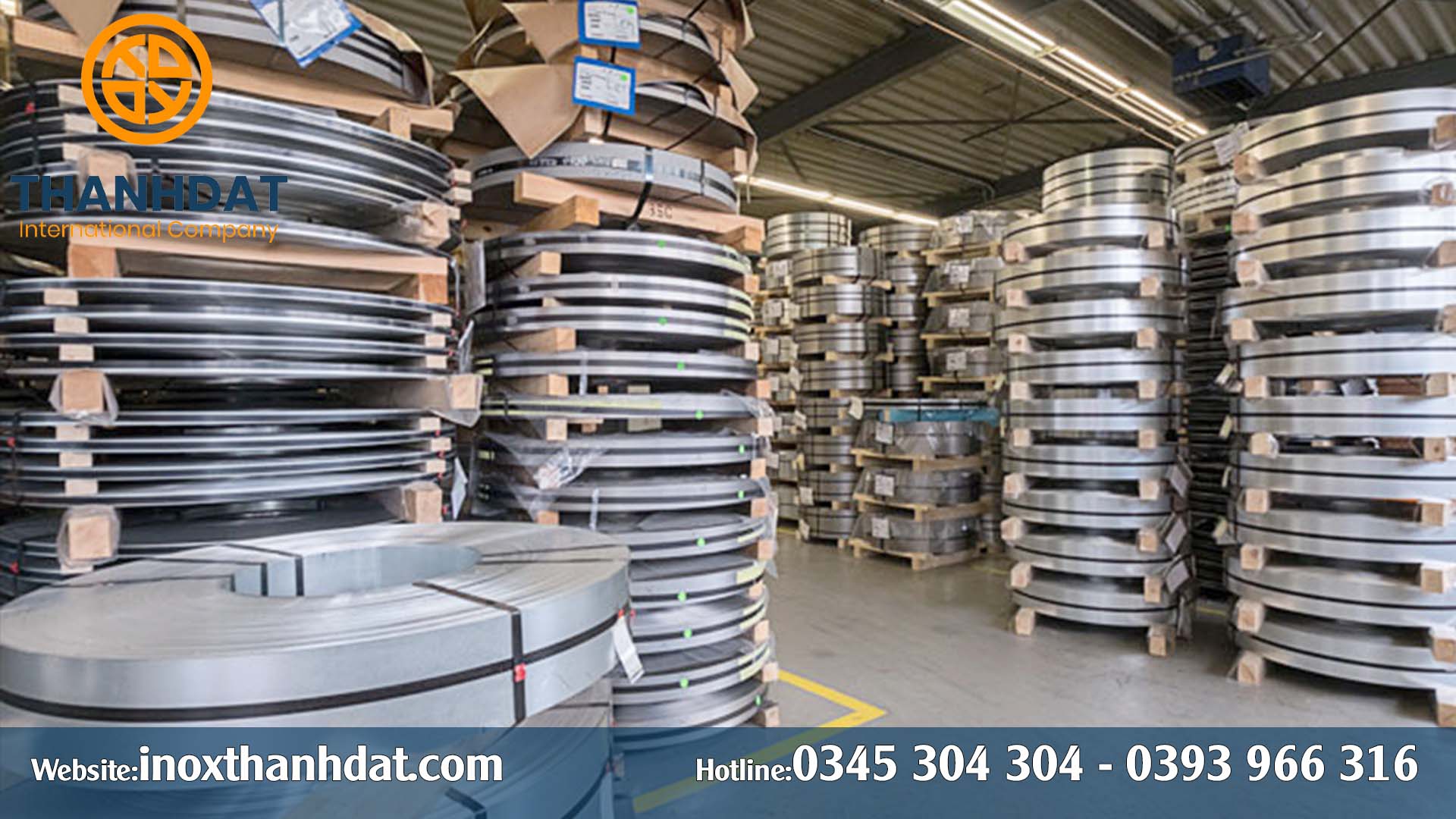 Cuộn dây đai inox cho ngành viễn thông, điện lực, dầu khí