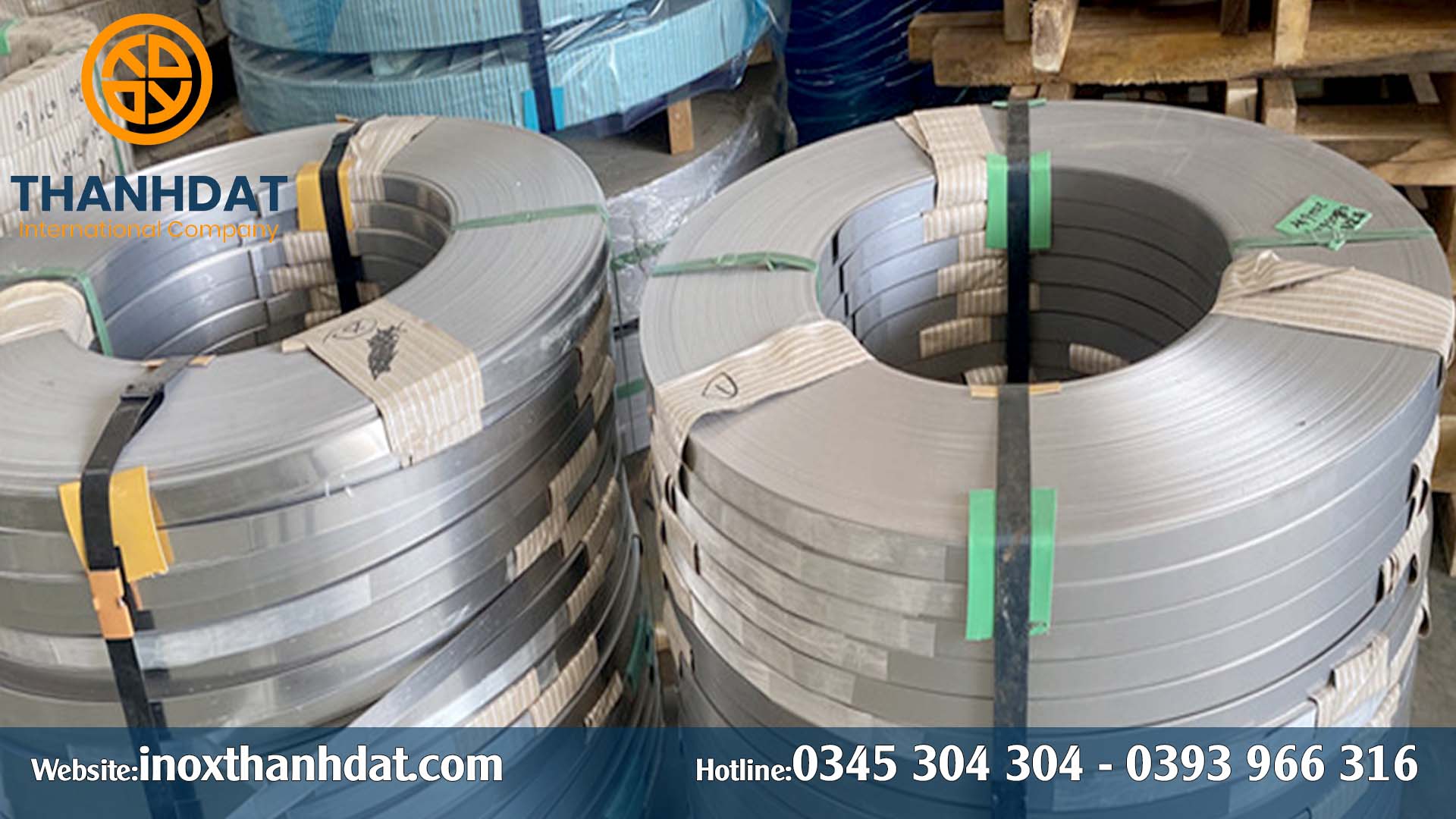 Cuộn dây đai inox cho ngành viễn thông, điện lực, dầu khí