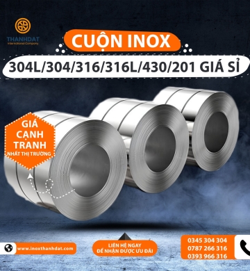 CUỘN INOX 304L/304/316/316L/430/201 GIÁ SỈ